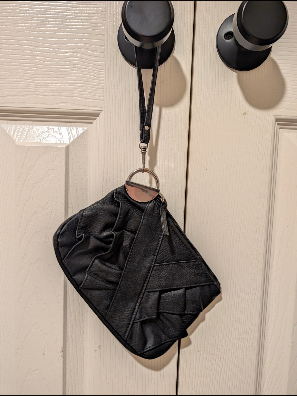 Vintage Y2K Claire's Black Wristlet Clutch